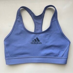 Adidas Blue Mesh Back Sports Bra